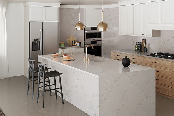 Kitchen with Victorian silver