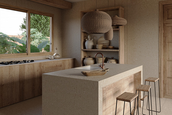 Kitchen with Avorio