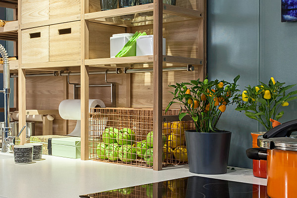 Kitchen with Blanco Maple