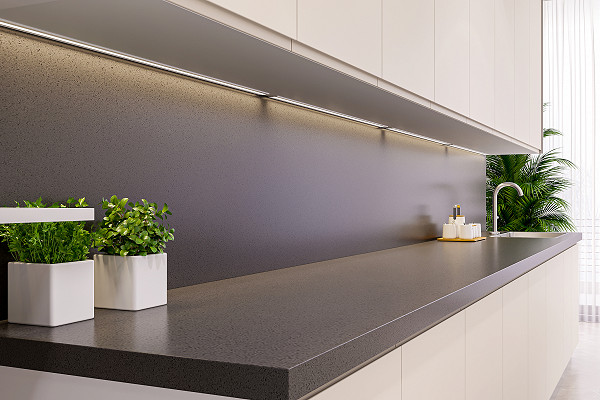 Kitchen with Dark Grey