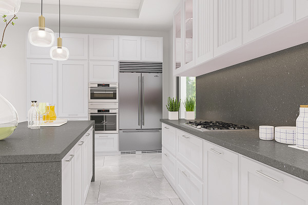 Kitchen with Lux Grey